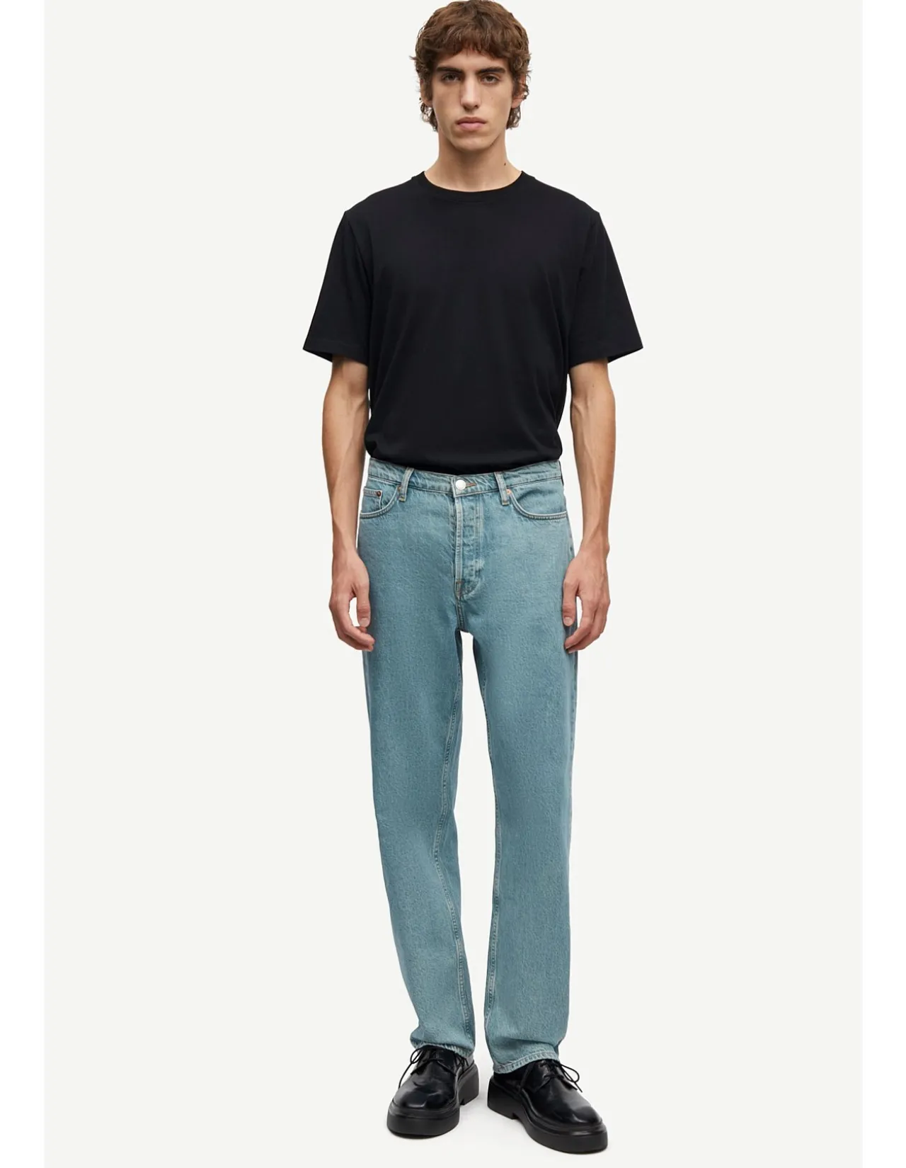 Saeddie Loose Organic Cotton Straight Leg Jeans