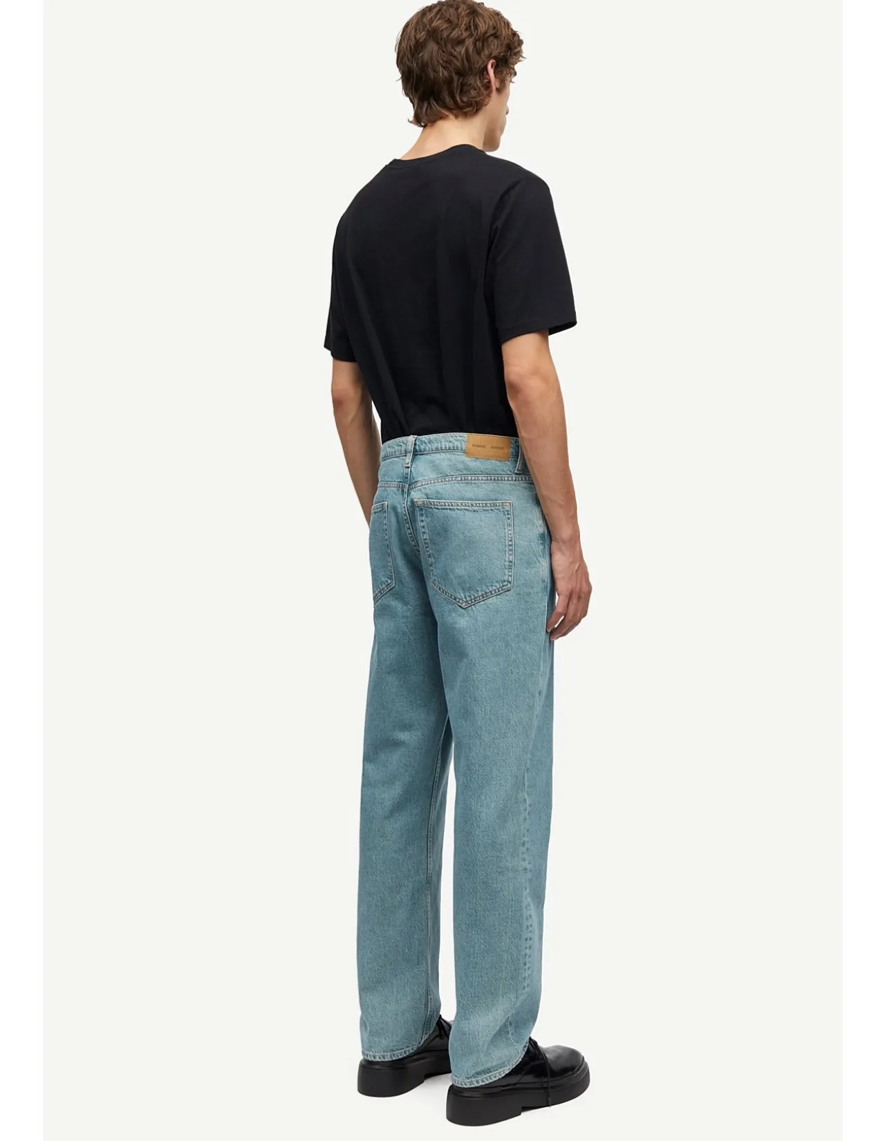 Saeddie Loose Organic Cotton Straight Leg Jeans