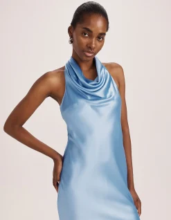SALLEE MAXI HALTER DRESS