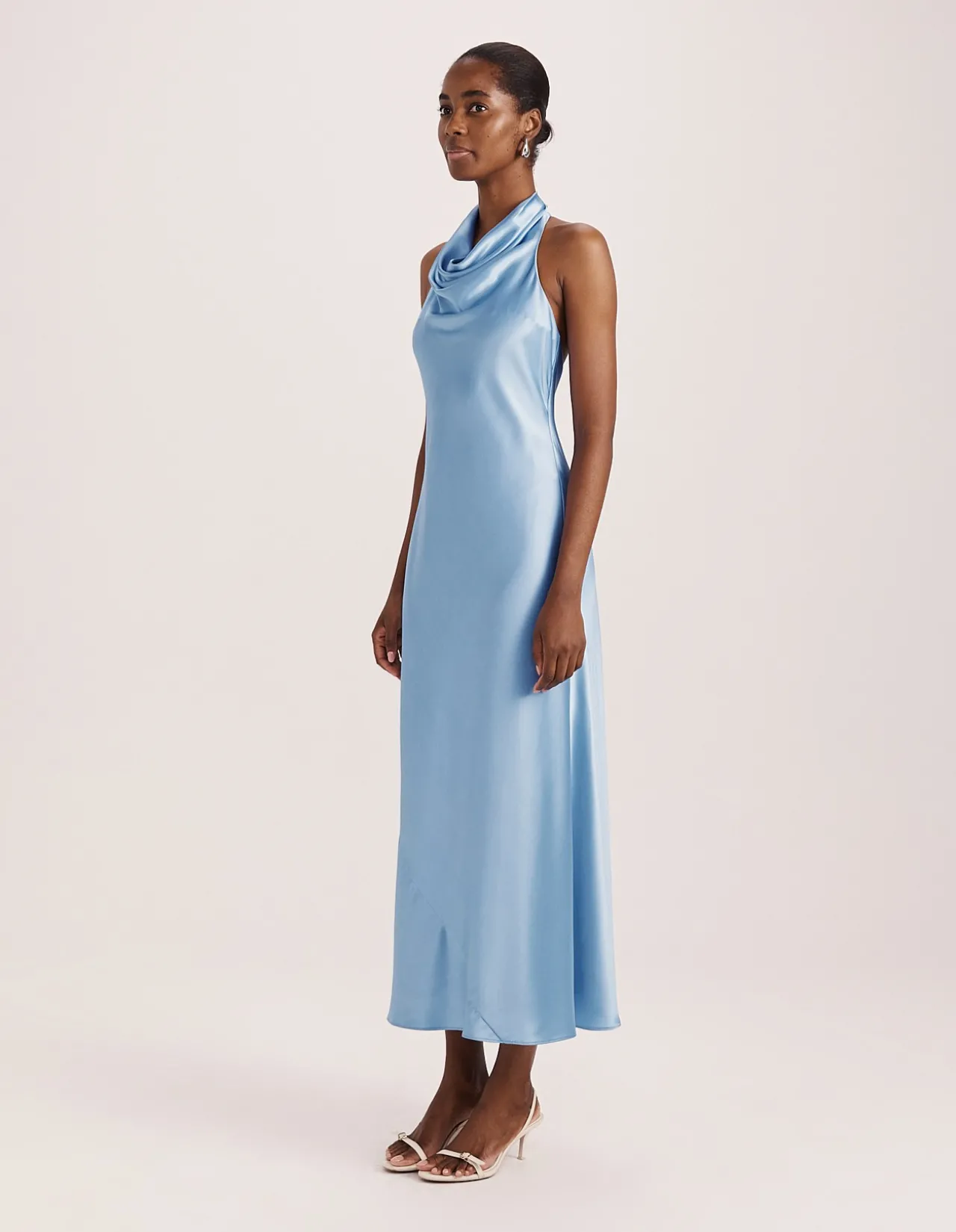 SALLEE MAXI HALTER DRESS