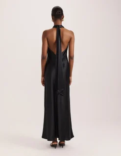SALLEE MAXI HALTER DRESS