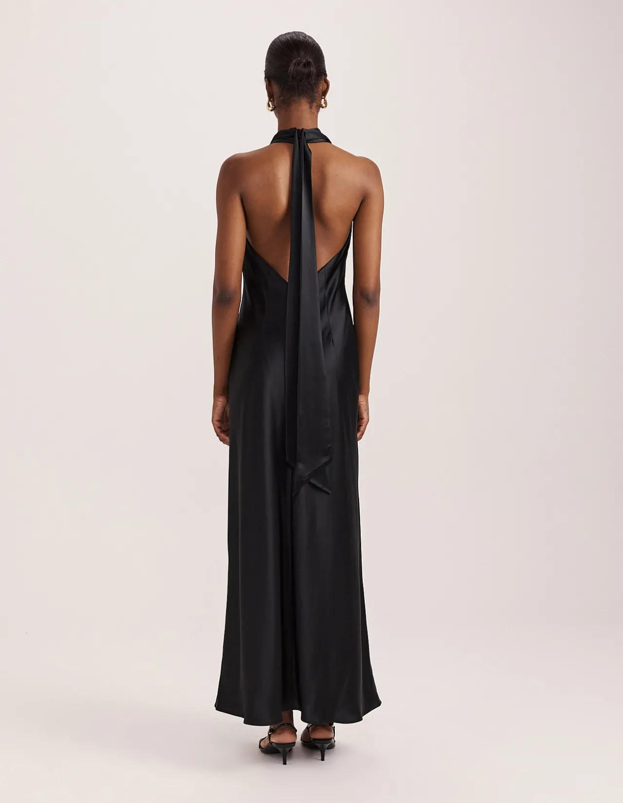 SALLEE MAXI HALTER DRESS