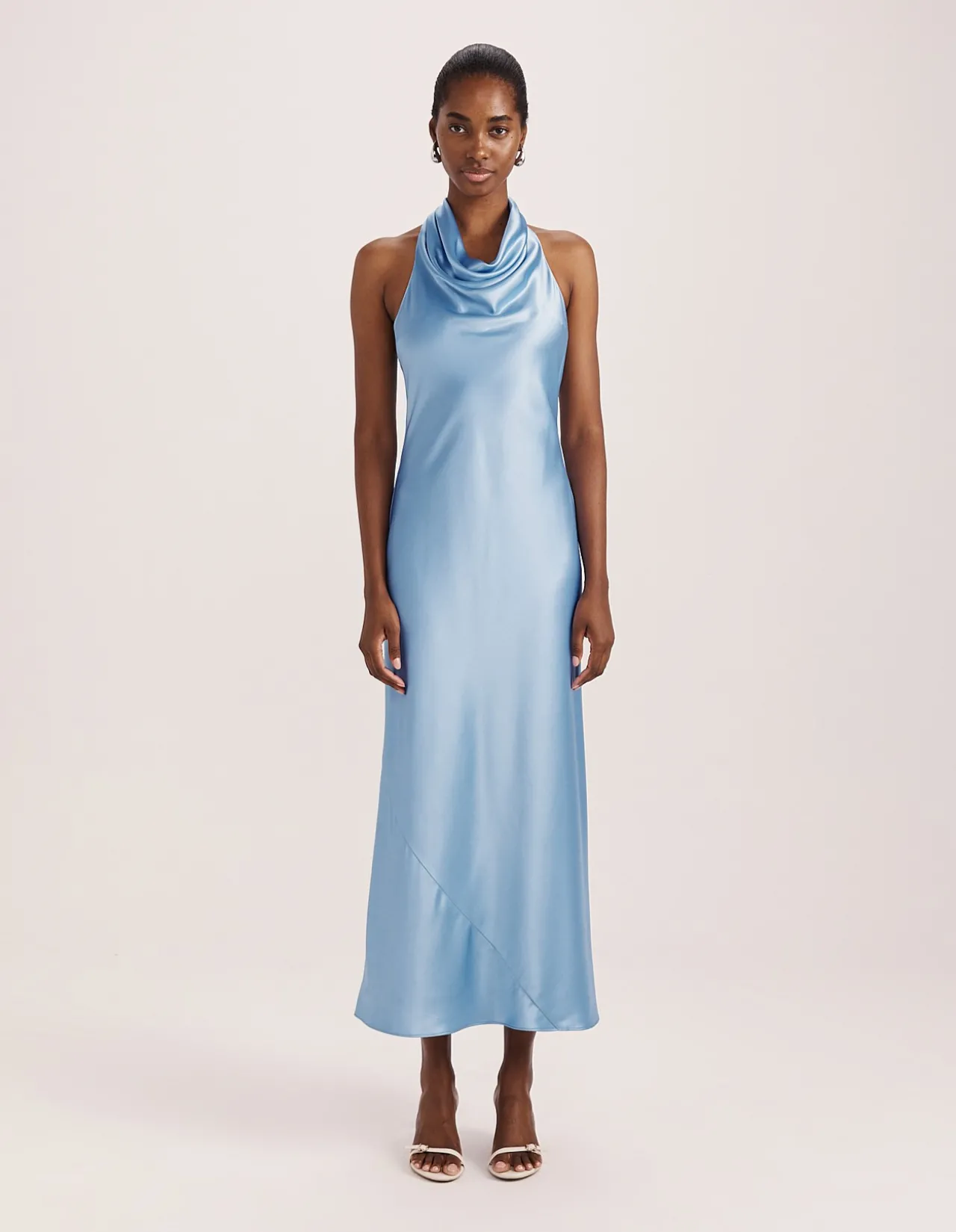 SALLEE MAXI HALTER DRESS