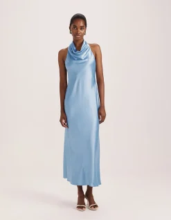 SALLEE MAXI HALTER DRESS