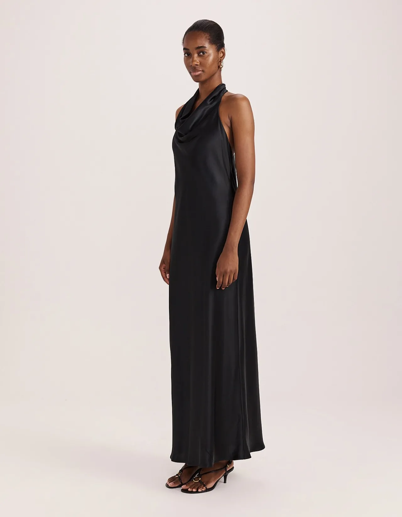 SALLEE MAXI HALTER DRESS