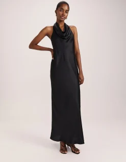 SALLEE MAXI HALTER DRESS