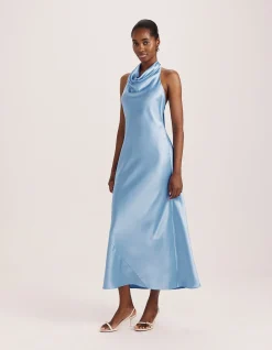 SALLEE MAXI HALTER DRESS