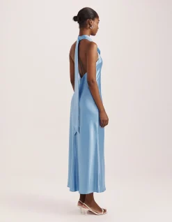 SALLEE MAXI HALTER DRESS