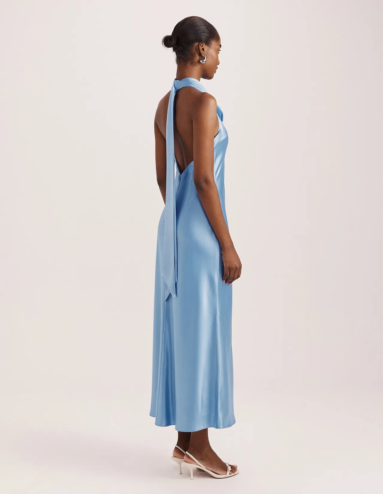 SALLEE MAXI HALTER DRESS