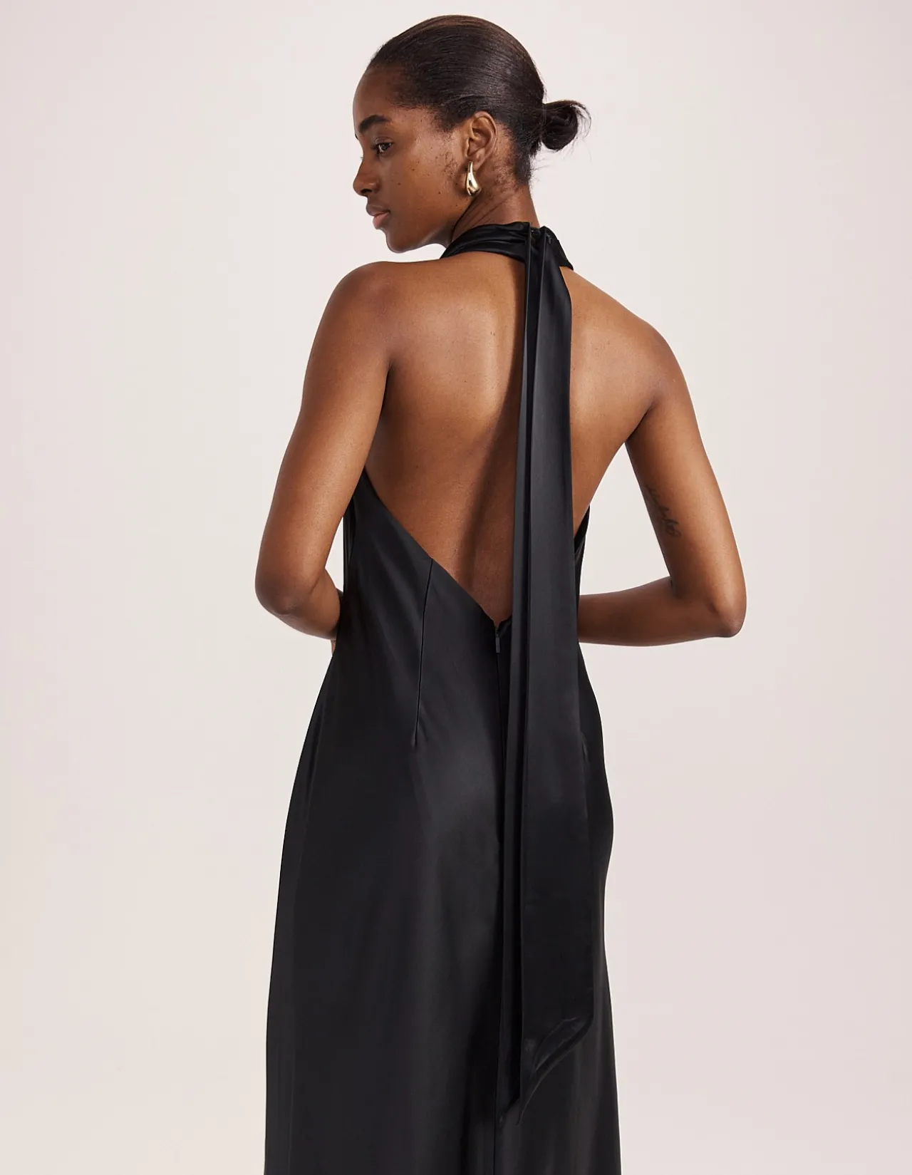 SALLEE MAXI HALTER DRESS