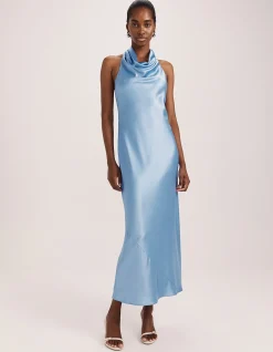 SALLEE MAXI HALTER DRESS