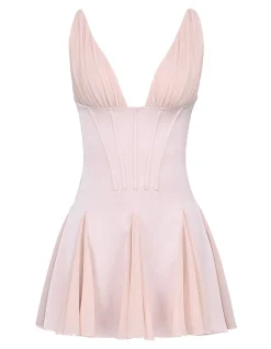 SAMIDA SATIN MINI DRESS
