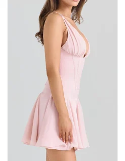 SAMIDA SATIN MINI DRESS