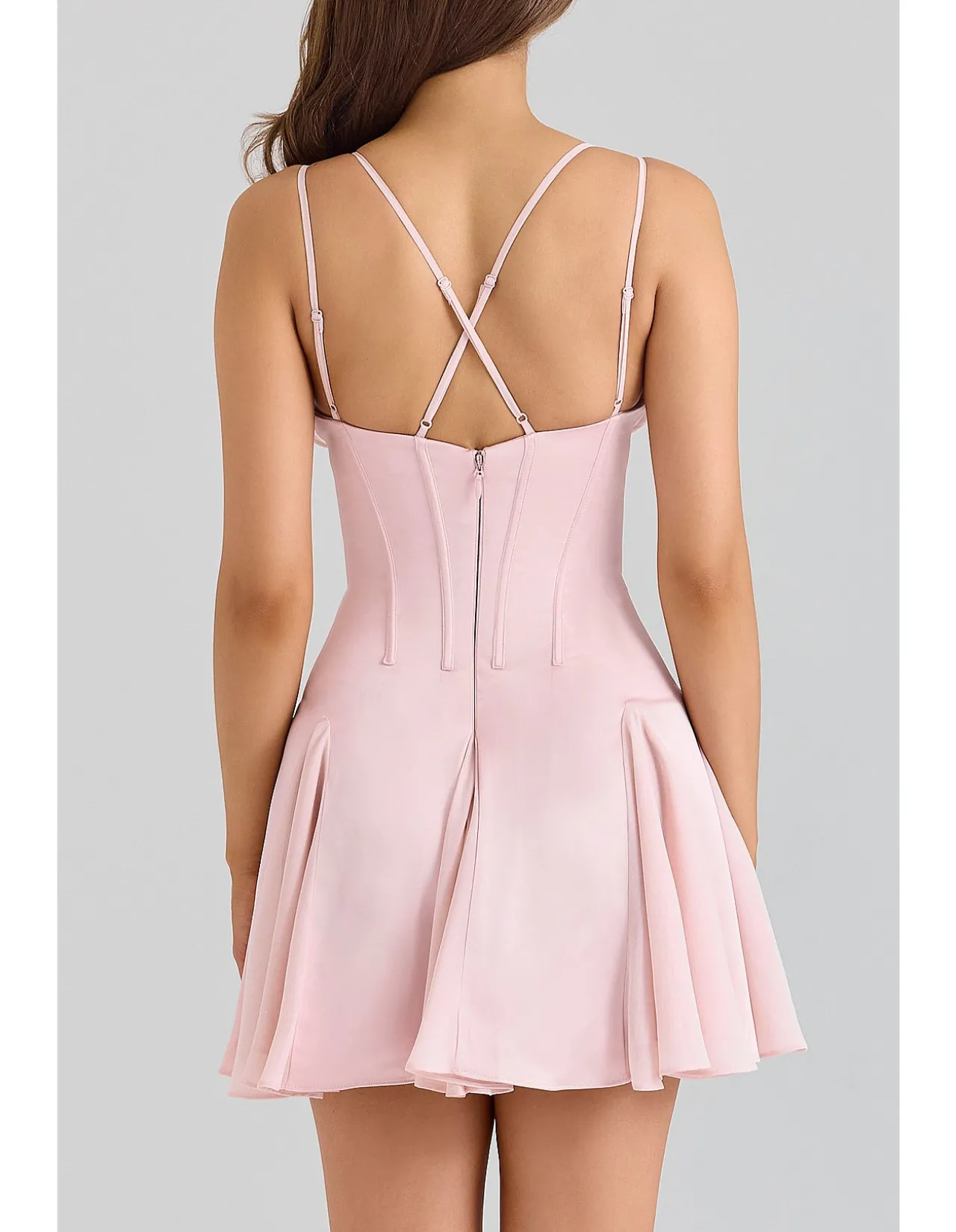 SAMIDA SATIN MINI DRESS