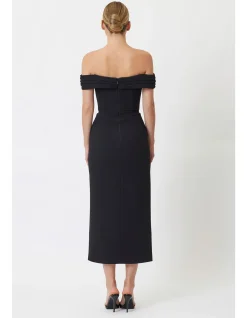 Sammy Off Shoulder Sweetheart Midi Dress