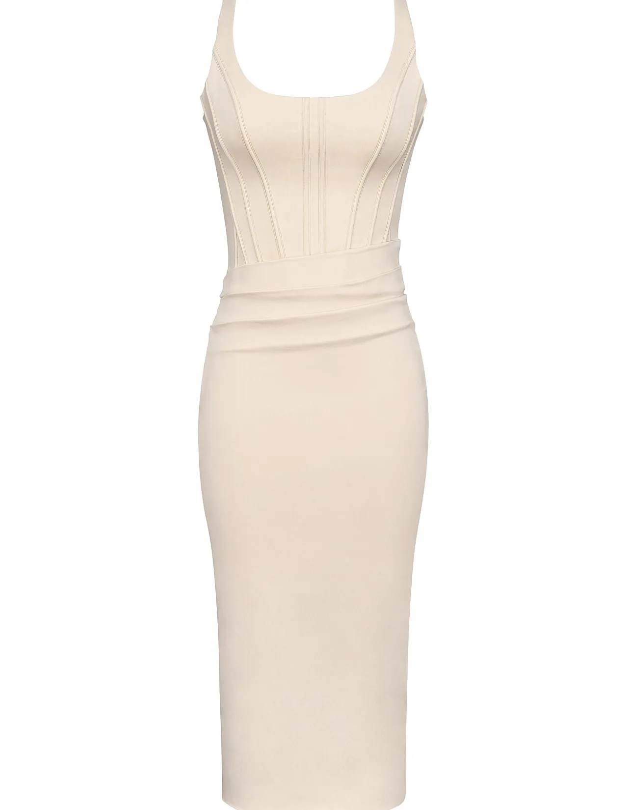 SAMYA CORSET MIDI DRESS