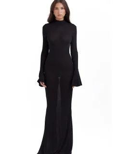 Sancha Backless Knit Maxi Dress