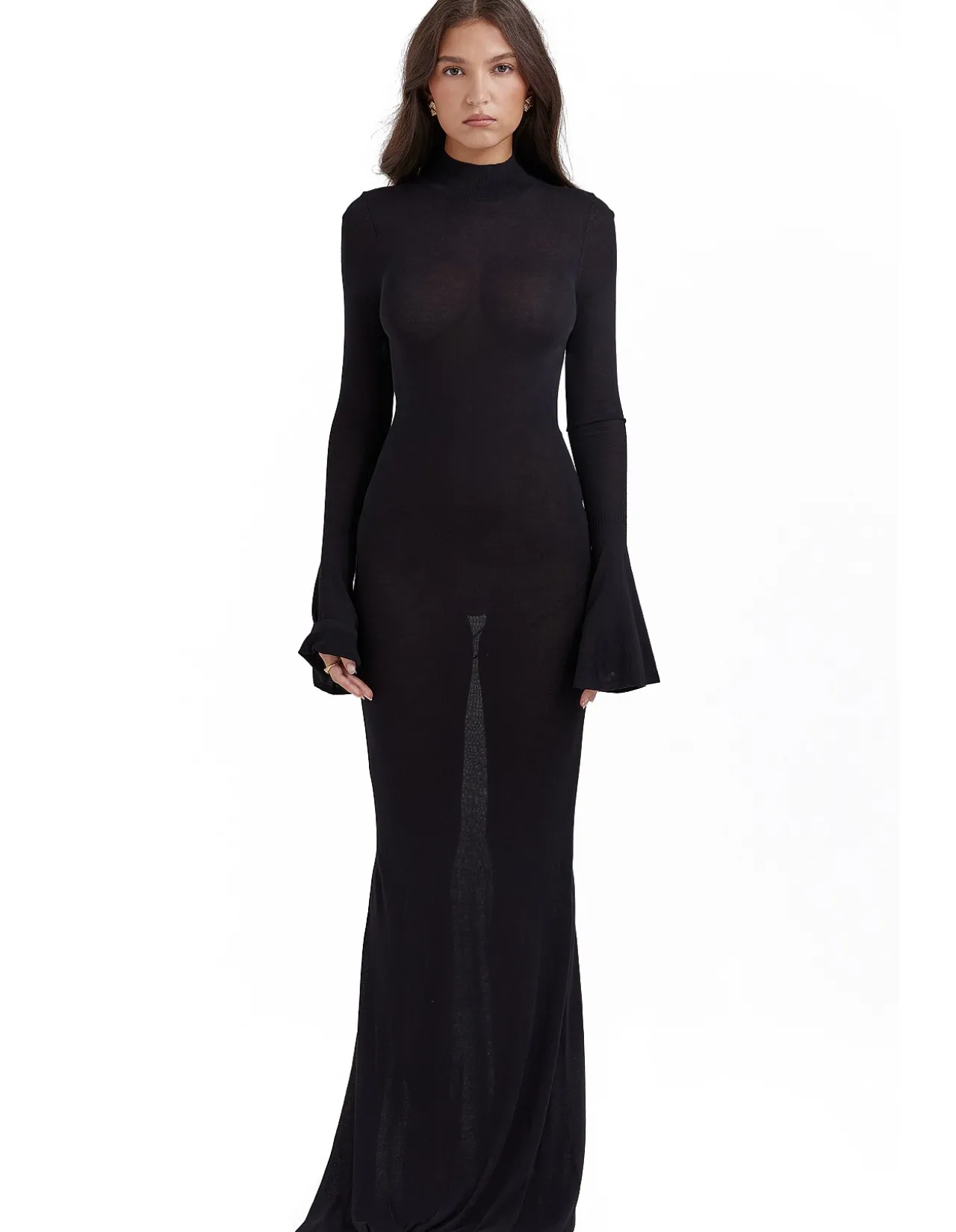 Sancha Backless Knit Maxi Dress