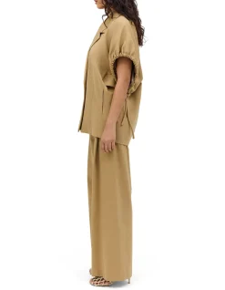 SAND WOOL SUITING PERUSE JACKET