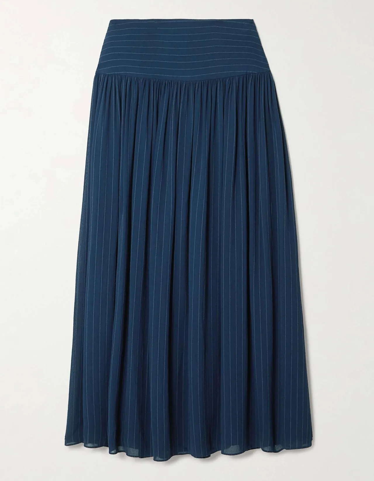 SANTOS YOKE WAIST MIDI SKIRT