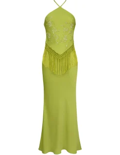 SAREENA HALTER NECK MAXI DRESS