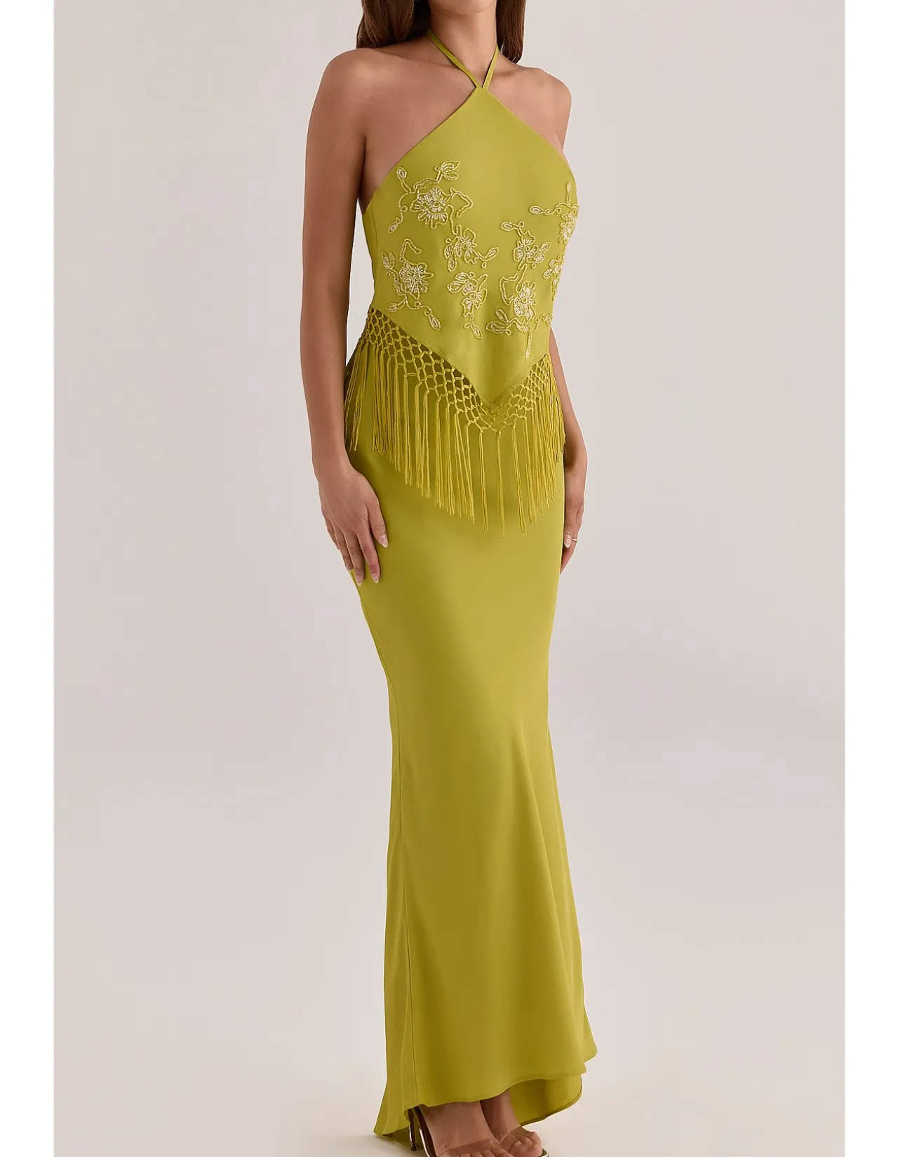 SAREENA HALTER NECK MAXI DRESS