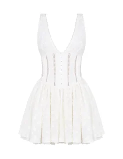 SARITA PLUNGE MINI DRESS
