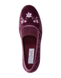 Sasha Scuff With Embroidery