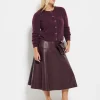 SASKIA LEATHER SKIRT