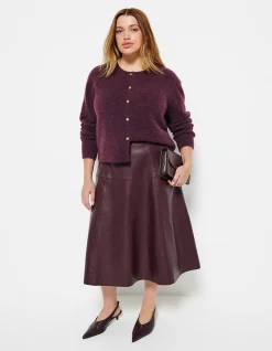 SASKIA LEATHER SKIRT