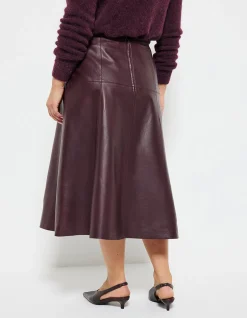 SASKIA LEATHER SKIRT