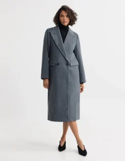 SASKIA D/B WOOL RICH COAT