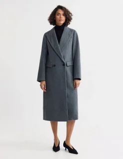 SASKIA D/B WOOL RICH COAT