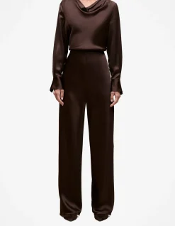 Satin Bias Cut Pant