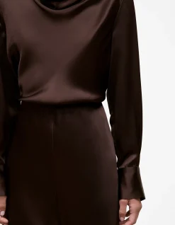 Satin Bias Cut Pant