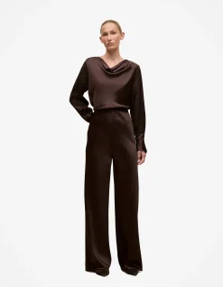 Satin Bias Cut Pant