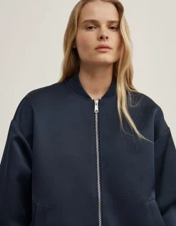 Satin Bomber Jacket