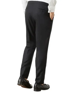 SAUNDERS BLACK SATIN TROUSER