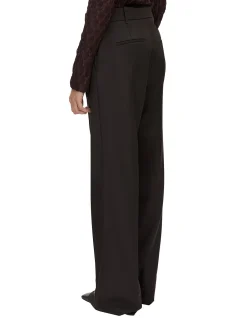 Saxony High Waisted Pintuck Pant