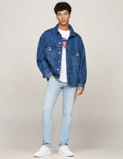 Scanton Faded Slim Light Wash Jeans