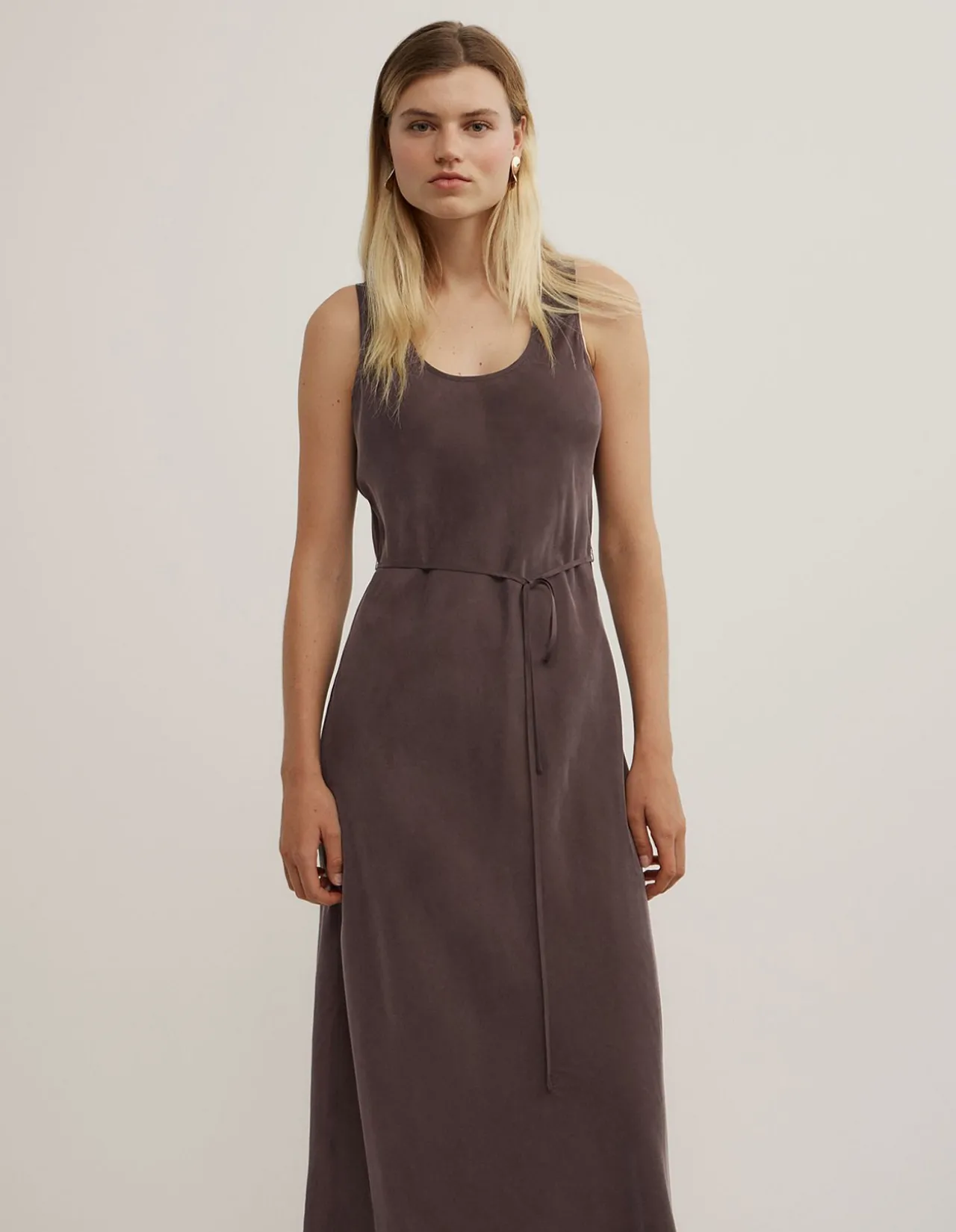 Scoop Cupro Dress