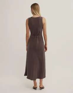 Scoop Cupro Dress