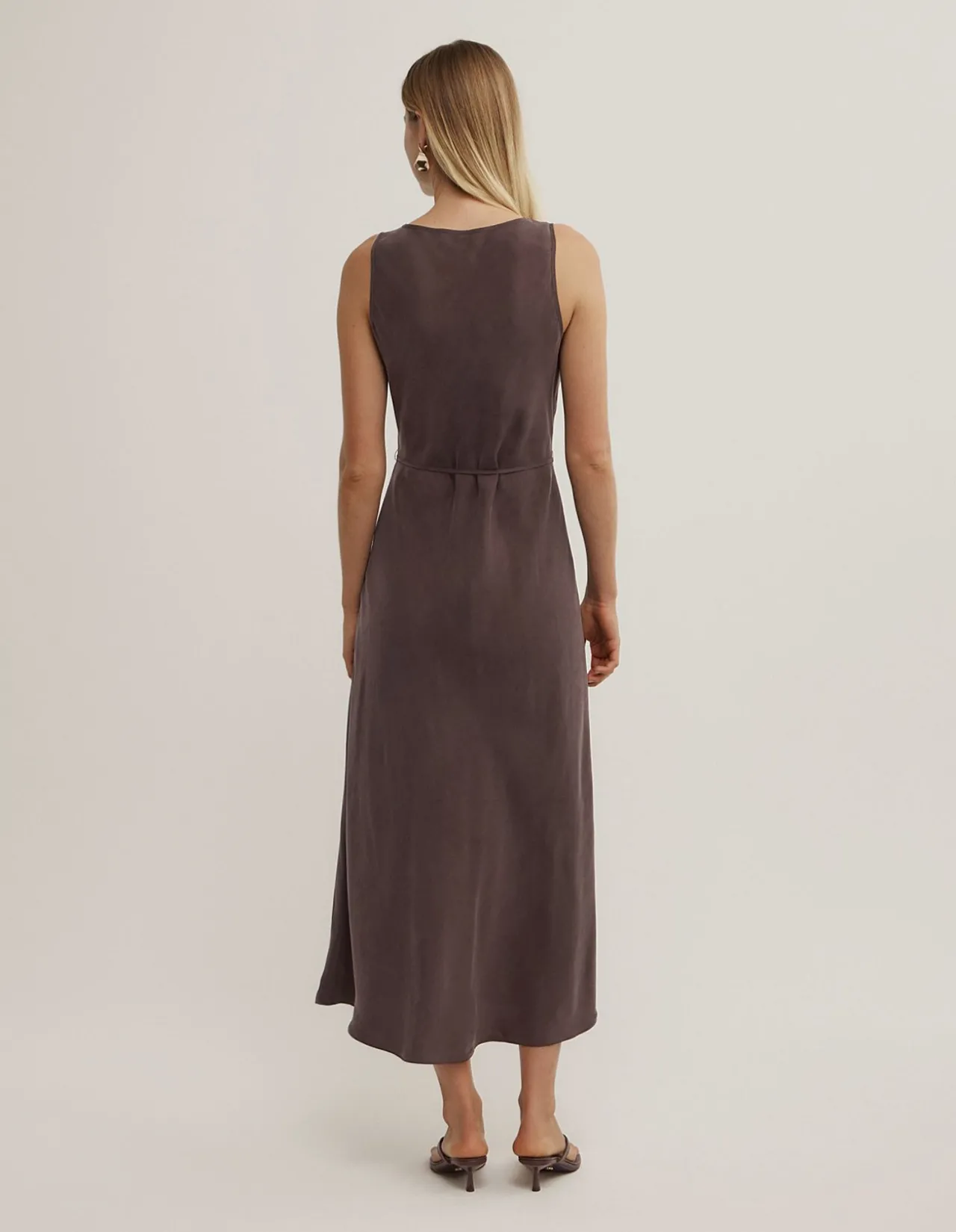 Scoop Cupro Dress