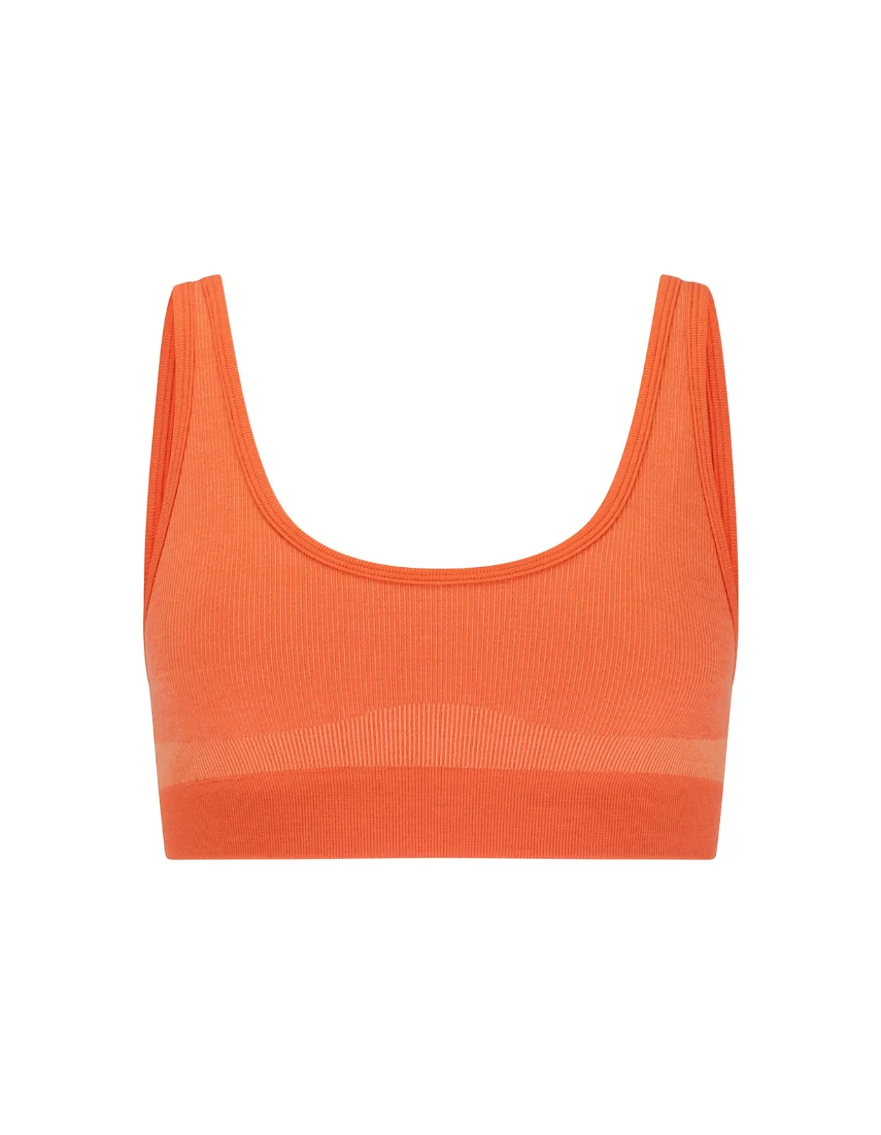 SCOOP WOOL CROP - PAPAYA