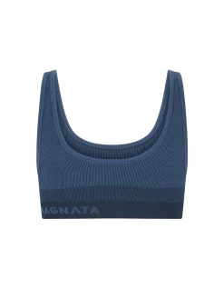 SCOOP WOOL CROP - DENIM
