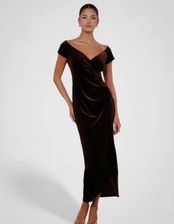 SCOTIA OFF SHOULDER GOWN