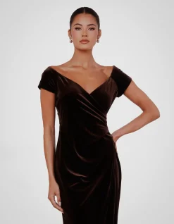 SCOTIA OFF SHOULDER GOWN