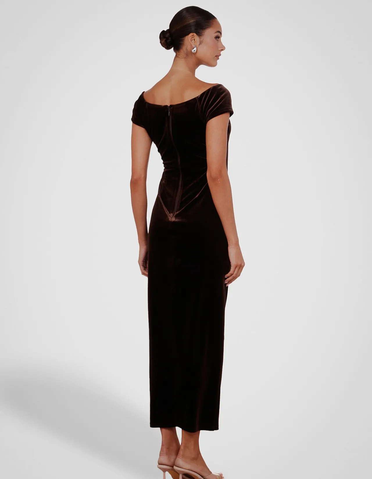 SCOTIA OFF SHOULDER GOWN