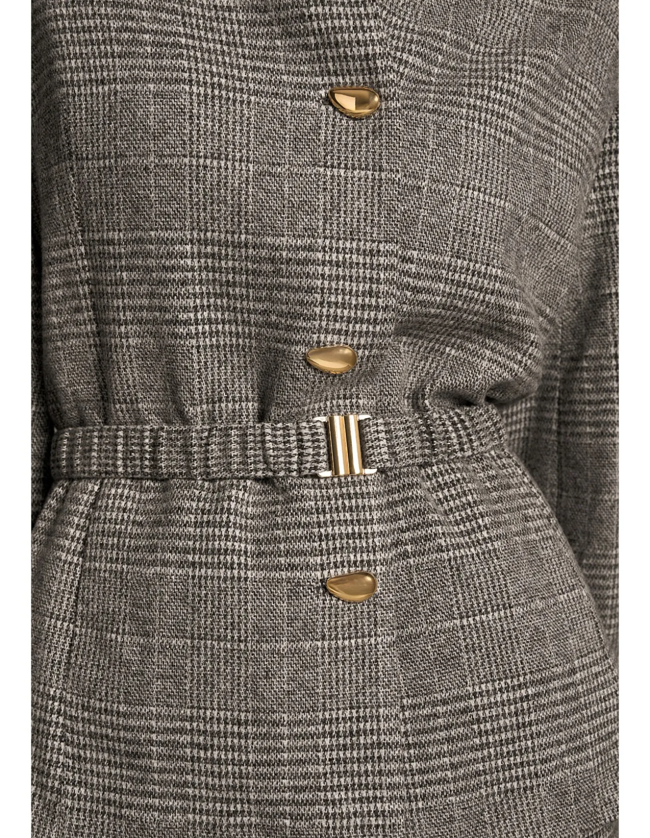 Sculpted Check Jacket