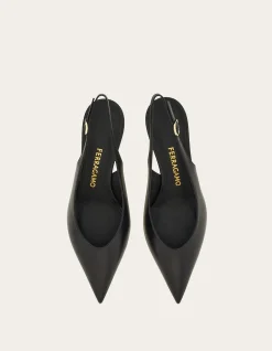 SCULPTURAL HEEL SLINGBACK